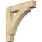 Ekena Millwork Thorton Block Rough Sawn Bracket, Douglas Fir, 6"W x 34"D x 34"H BKT06X34X34THR05RDF - alternate 1